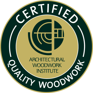 A seal that says certified quality woodwork